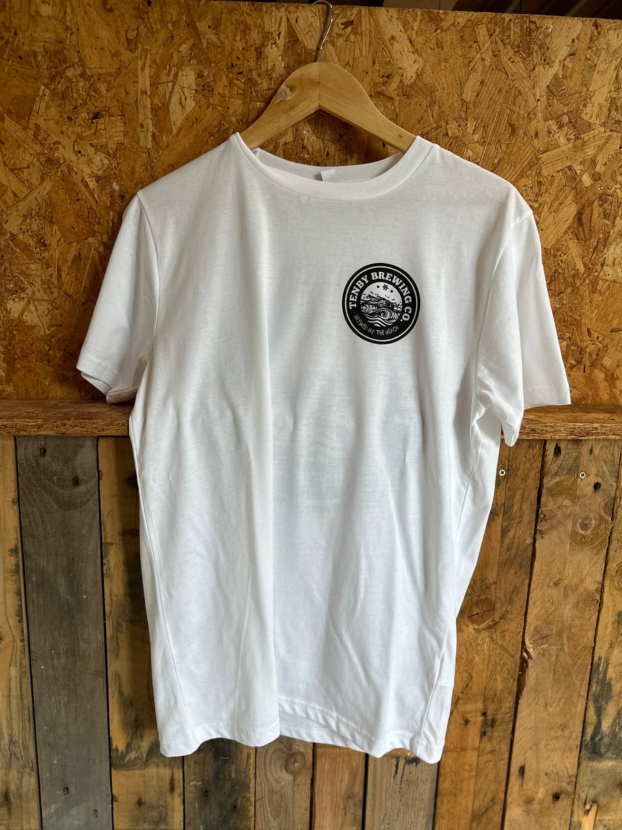 Logo Tee (White) Tenby Brewing Co