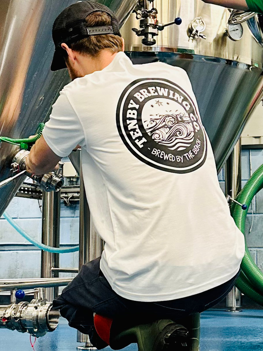 Logo Tee (White) Tenby Brewing Co